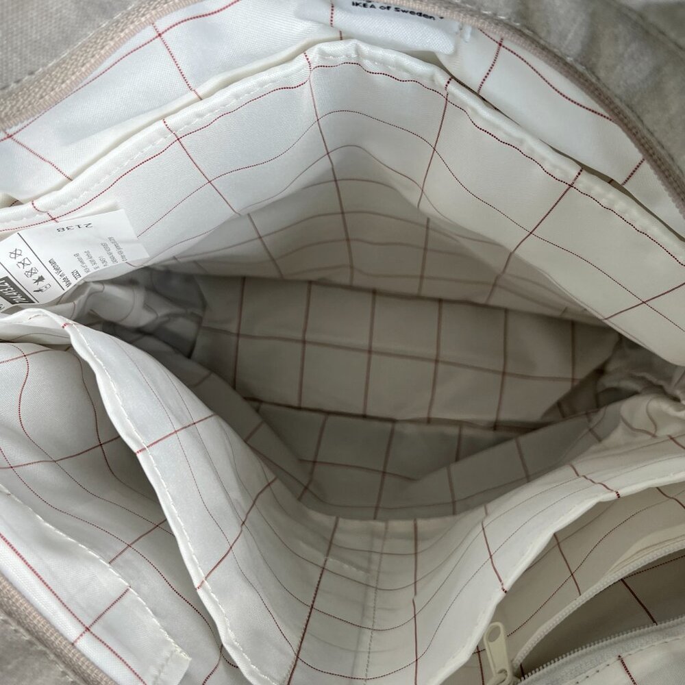 IKEA DROMSACK Convertible Tote Bag Backpack Gray - Picture 11 of 13